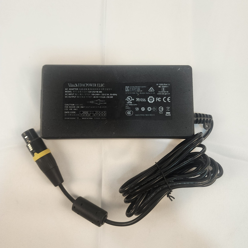 EDAC Power EA12S21M-480 AC Adapter 48V 5.2A 250W Universal Power Supply